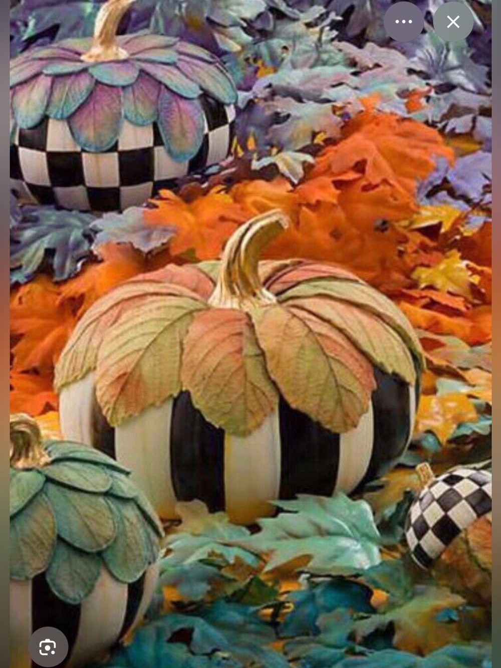 MacKenzie-Childs Pumpkin Set